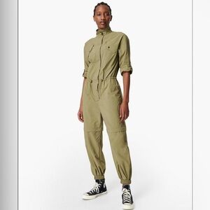 Sweaty Betty Interstellar Boilersuit in the color Moss Green M